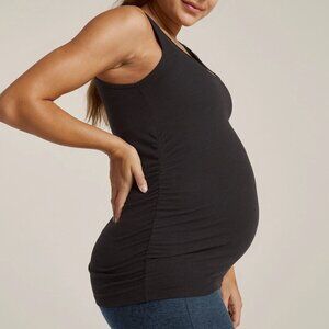 Beyond Yoga In A Cinch Low V Maternity Tank XL